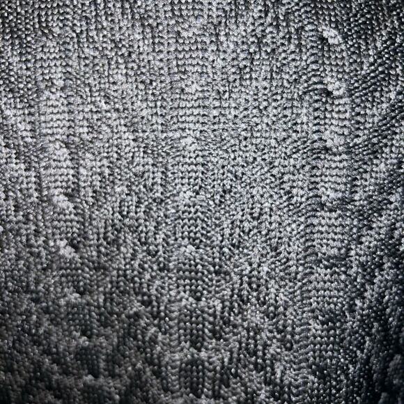 Boston Traders Cable Knit Sweater Jacket Full Zip Black Fleece Lined Size M - Picture 5 of 16